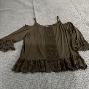 INC black spaghetti straps top